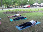 yoga no parque