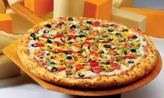 Pizza integral vegetariana