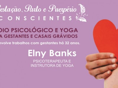 [AGENDA PE] Apoio Psicológico e Yoga para Gestantes e Casais Grávidos, com Elny Banks, no Gerar