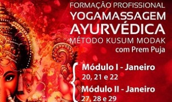 [AGENDA PE] Formação Profissional em Yogamassagem Ayurvédica tem início dia 20/1 no Recife