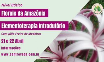 [AGENDA PB] ‘Curso Florais da Amazônia – Elementoterapia Introdutório’, dias 21 e 22 de abril, em João Pessoa