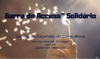 [AGENDA PE] Atendimento solidário com Barra de Access™, em julho, no Centro de Expansão da Consciência