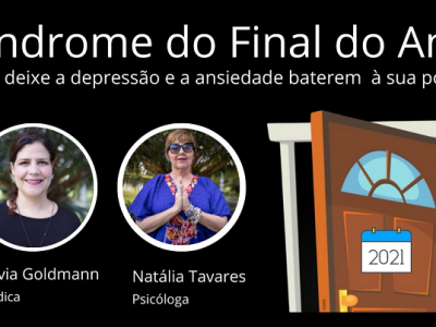 [AGENDA PE] Workshop ‘Síndrome do Final do Ano’, dia 07/12, no Recife