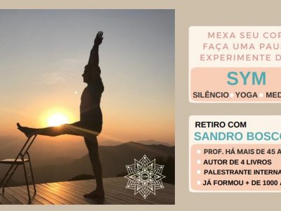 [AGENDA PE] Retiro presencial de Silêncio, Yoga e Meditação, com Sandro Bosco, dias 26, 27 e 28 de agosto