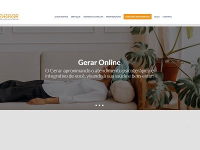 Gerar lança plataforma on-line de atendimentos terapêuticos